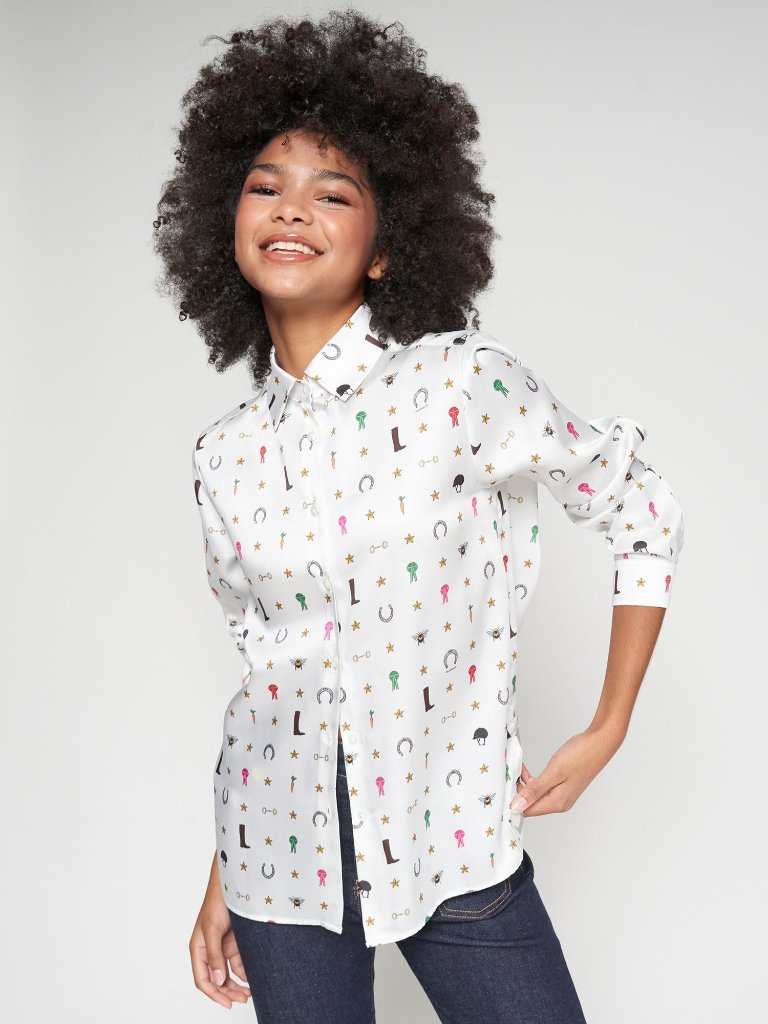 Vilagallo Printed Button Down